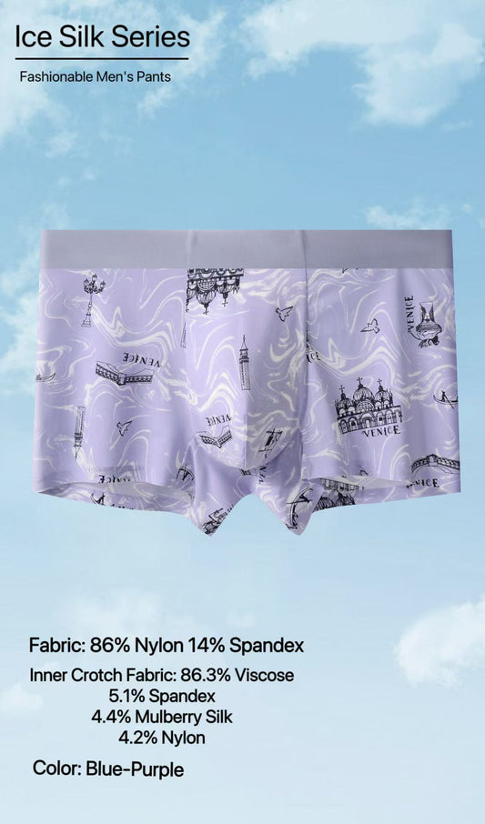5-Piece Ice Silk Men's Underwear Series
